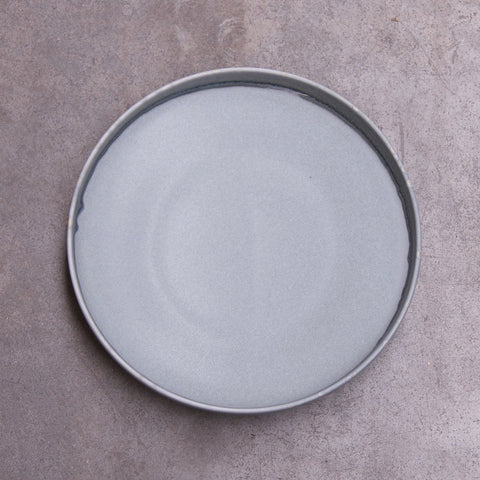 Cekitay Circle plate - white sand (L)
