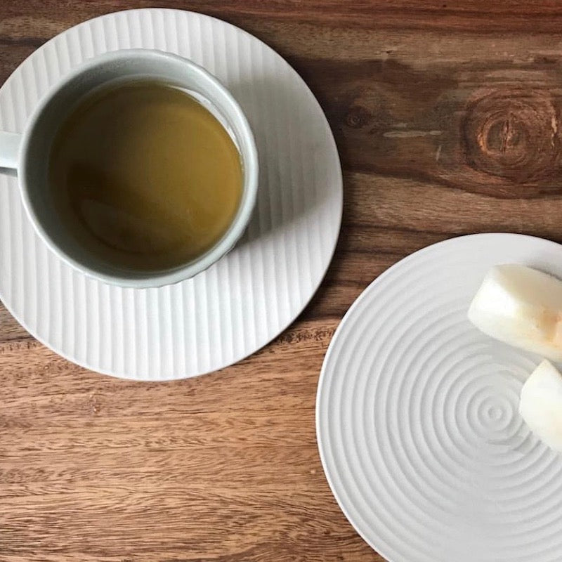 Beautiful Japanese tableware. Make your dinner table look fabulous with these circle and line plates and cups  - shop JAHOKO.com