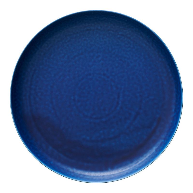 ReIRABO round plate - off shore blue
