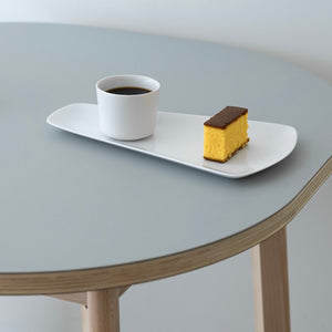 Plate - cone - white L