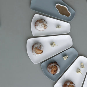 Plate - cone - white L