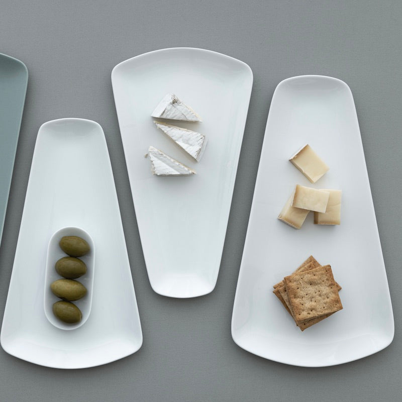 Plate - cone - white M