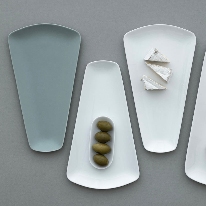 Plate - cone - white L