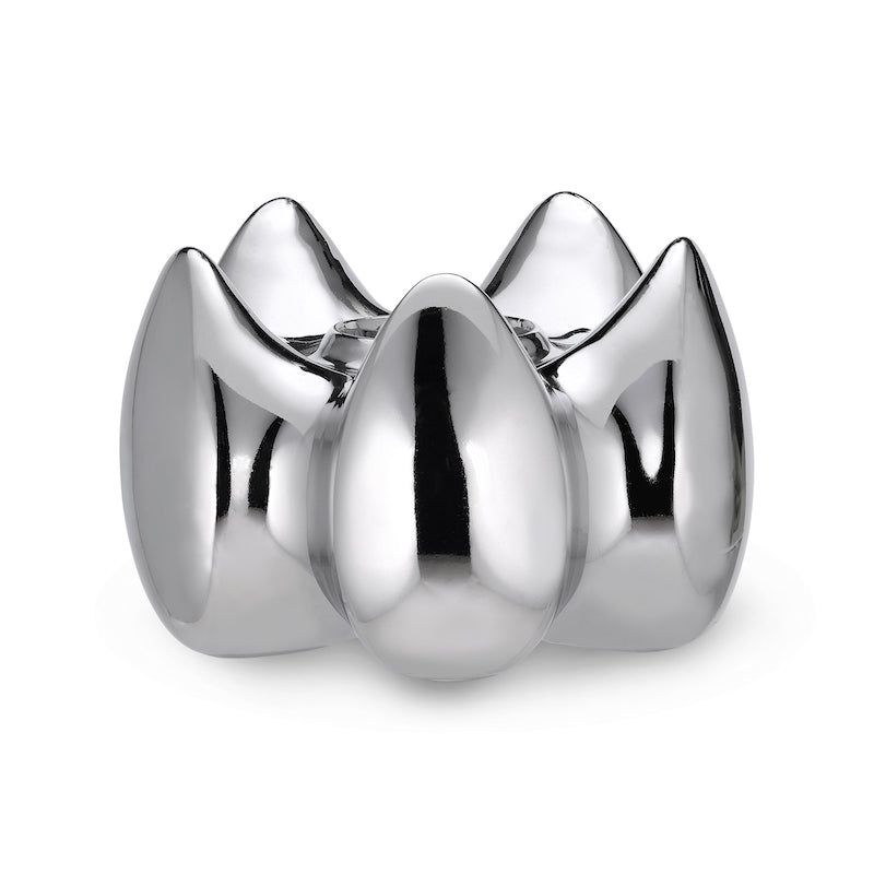 SML candle holder - silver
