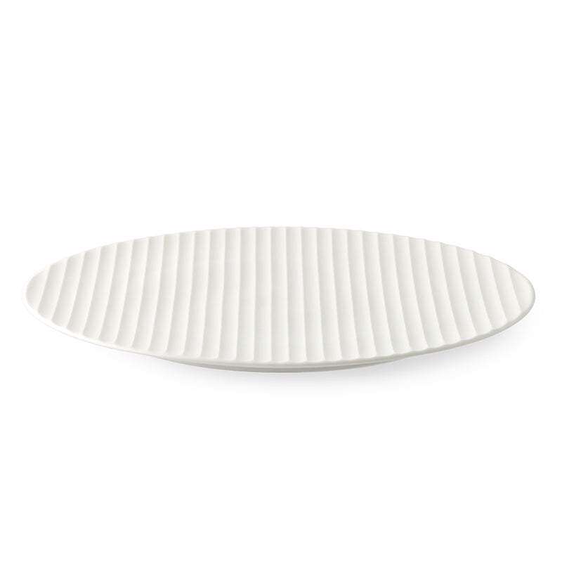 Cekitay Line plate - white sand (L)