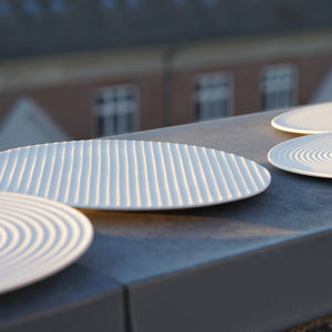 Cekitay Line small plate - white sand (S)