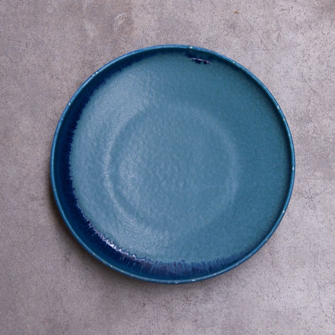 Cekitay Circle plate - white sand (L)