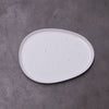 Cactus - white lunch plate (M)