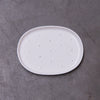 Cactus - small white plate (S)