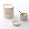 Hasu stacking bowl w. lid - deep blue M