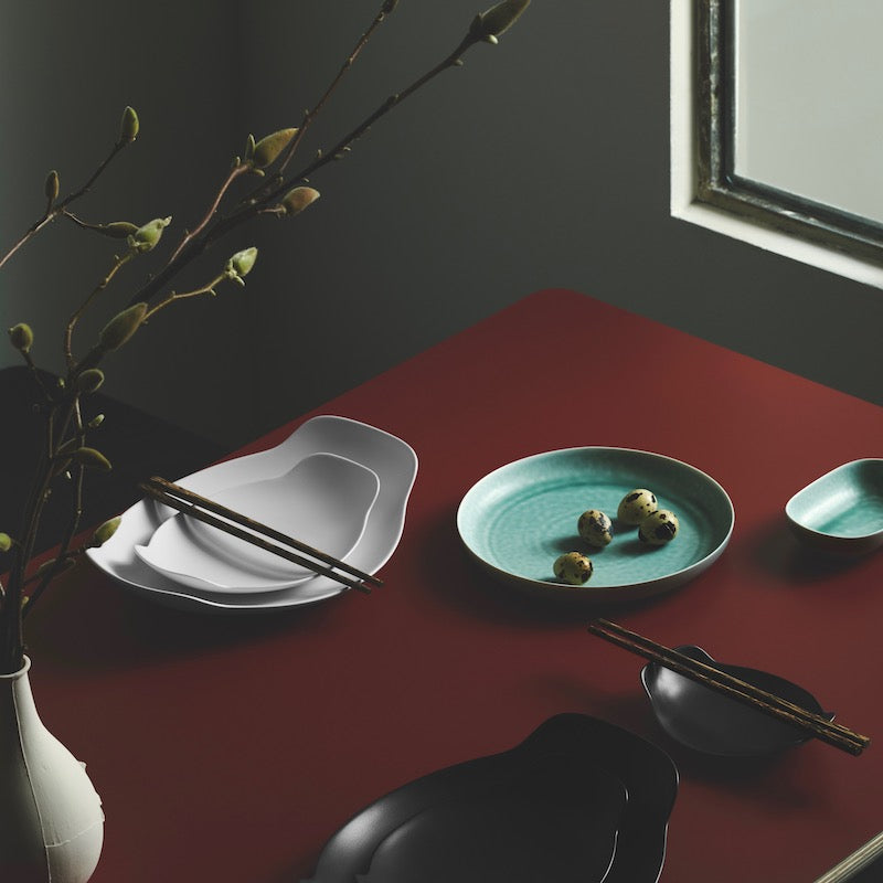 ReIRABO round plate - spring mint green