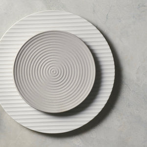 Cekitay Line plate - white sand (L) - sold out