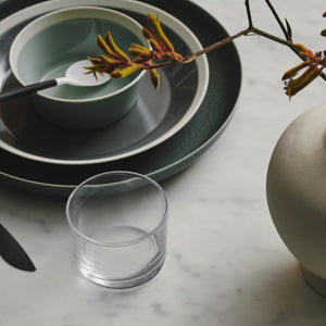 ReIRABO round plate - winter night gray