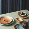 ReIRABO round plate - soil brown