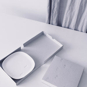 Snow dinner large plate