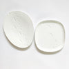 Snow waltz - square lunch plate (M)