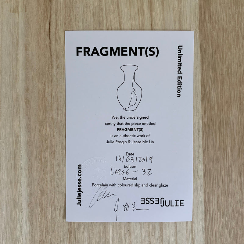 Vases - Fragment(s) Large - Edition 32
