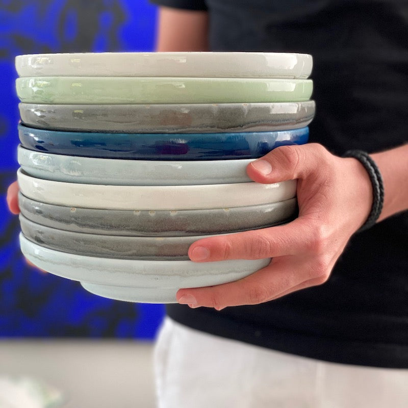 Unkai plate - jade