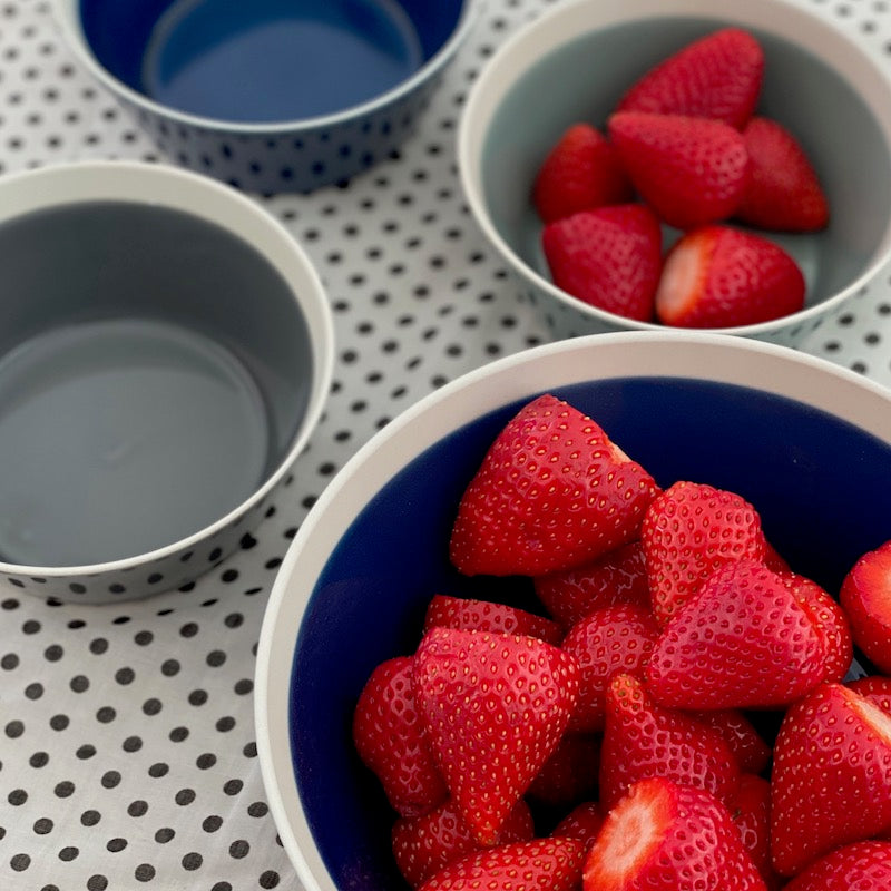 Dishes - bowl ink blue