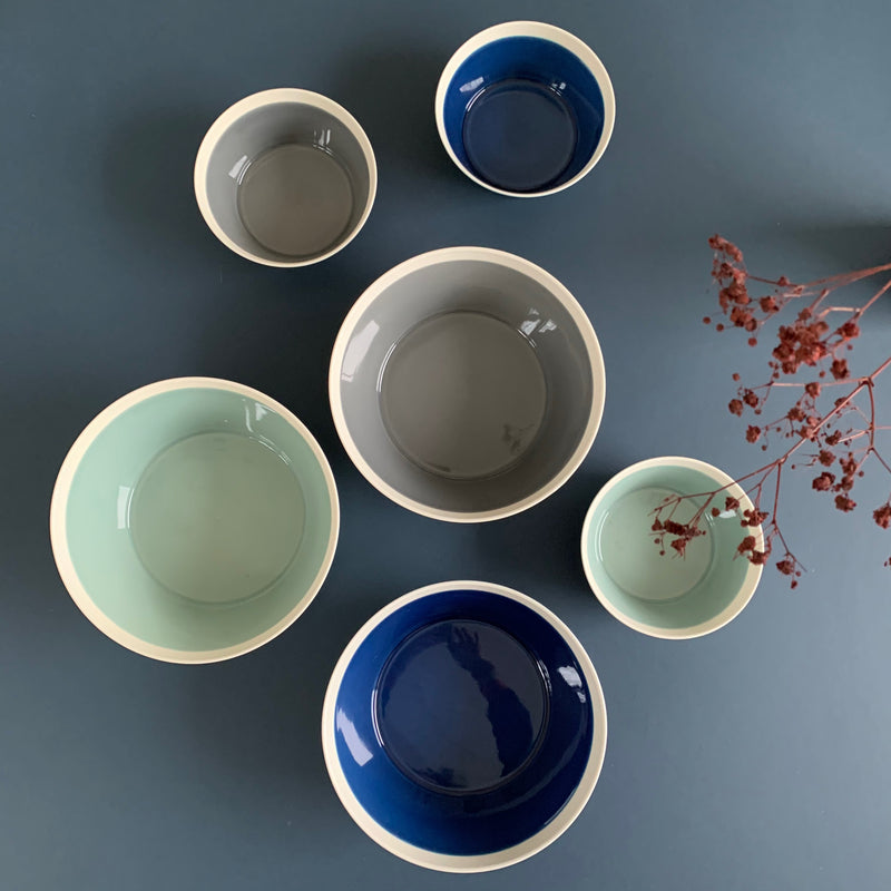 Dishes - bowl ink blue