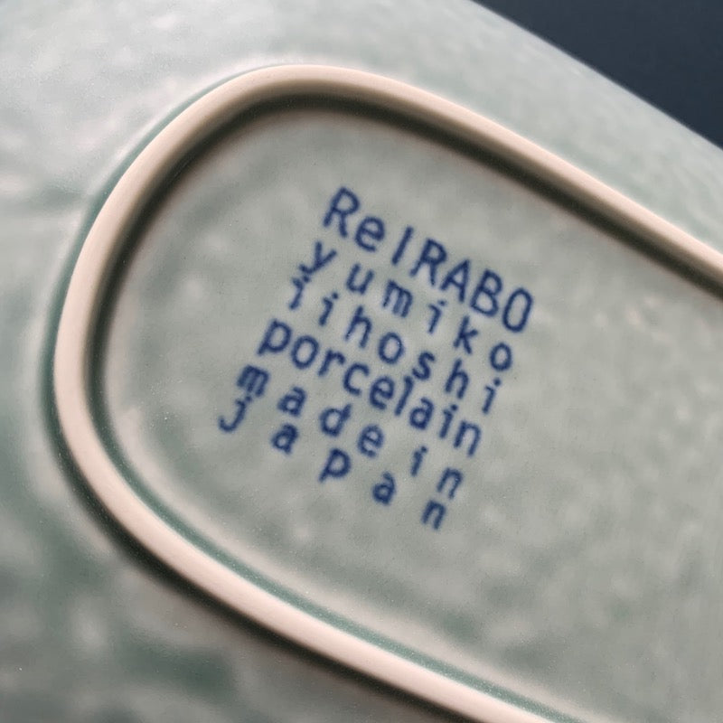 ReIRABO round plate - spring mint green