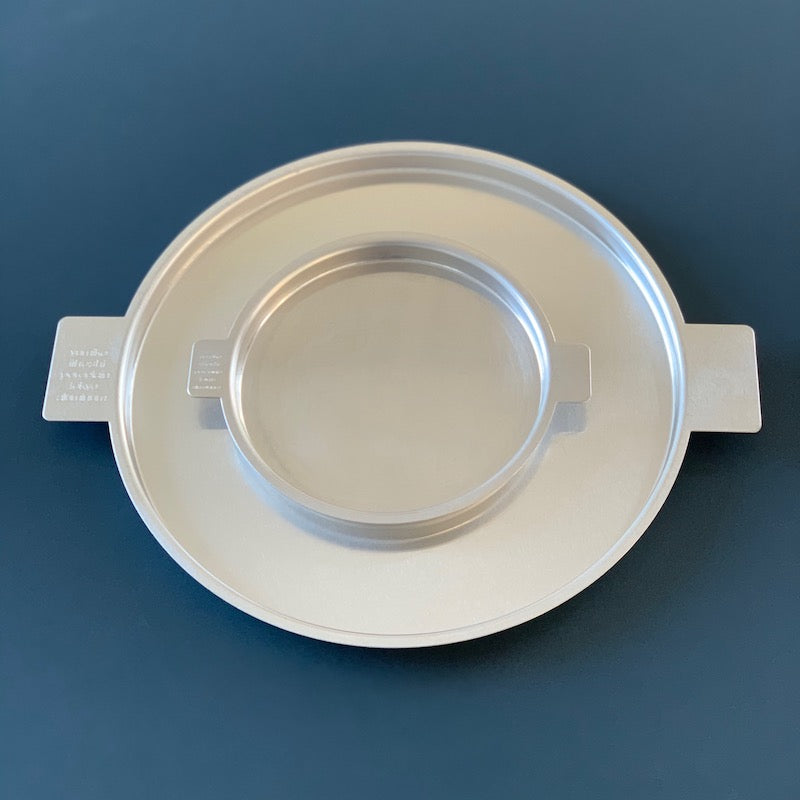 Aluminum tray round