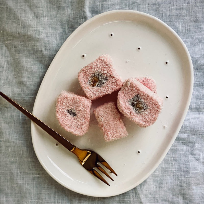 Cactus - small white plate (S)