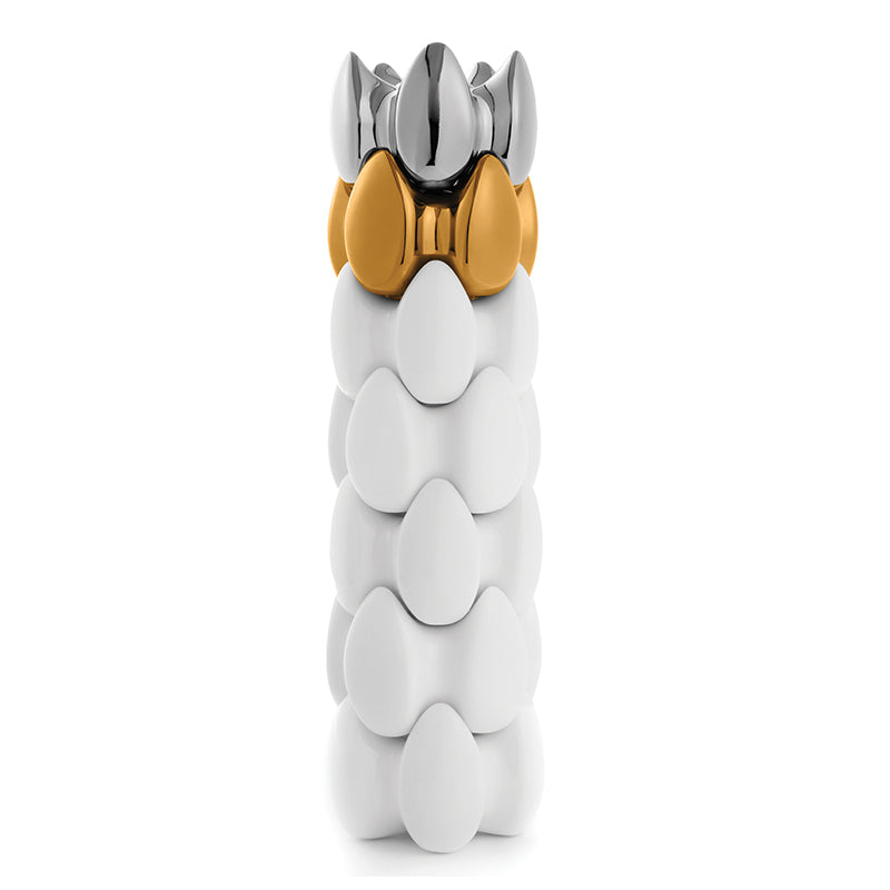 Stack the candle holders in the same size and make a unique art piece. Buy online at JAHOKO.COM