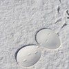 Snow waltz - square lunch plate (M)
