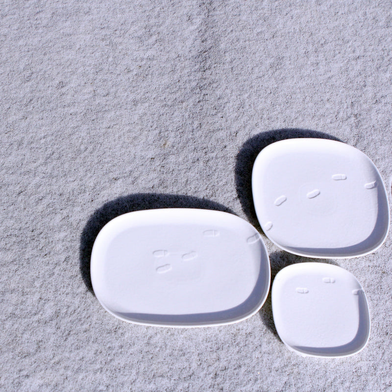 Snow dinner large plate