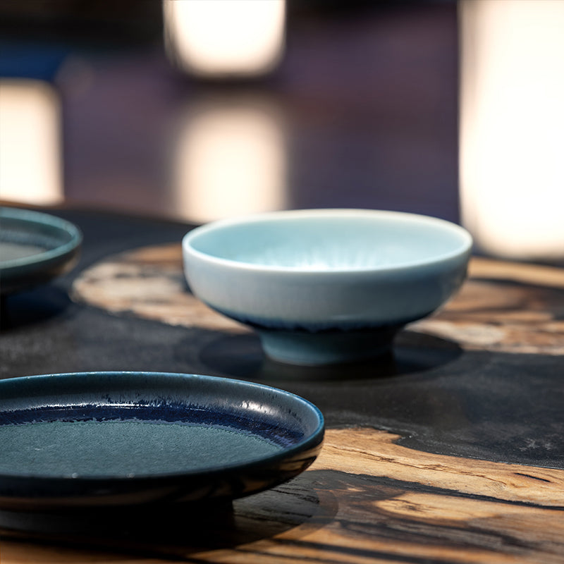 japanske skåle i original design med glasur og teknik efter de gamle forskrifter